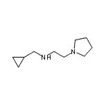 CAS#: 741698-54-4， N-(Cyclopropylmethyl)-2-(1-pyrrolidinyl)ethanamine