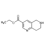 CAS#: 741736-93-6， Ethyl 5,6,7,8-tetrahydro-1,6-naphthyridine-3-carboxylate