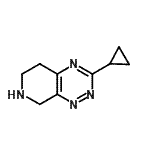 CAS#: 741737-39-3， 3-Cyclopropyl-5,6,7,8-tetrahydropyrido[4,3-e][1,2,4]triazine