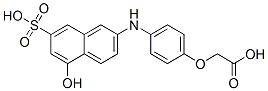CAS#: 74203-93-3， 2-[4-[(5-Hydroxy-7-Sulfonaphthalen-2-Yl)Amino]Phenoxy]Acetic Acid