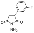 CAS 登录号：74208-85-8， 1-氨基-3-(3-氟苯基)吡咯烷-2,5-二酮