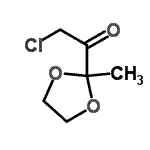 CAS#: 74225-73-3， 2-Chloro-1-(2-methyl-1,3-dioxolan-2-yl)ethanone