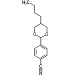 CAS#: 74240-65-6， 4-(5-Butyl-1,3-dioxan-2-yl)benzonitrile