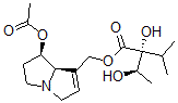 structure of CAS# 74243-01-9, (1R-(1alpha,7(2S*,3R*),7abeta))-2,3-Dihydroxy-2-(1-Methylethyl)-Butanoic Acid (1-(Acetyloxy)-2,3,5,7a-Tetrahydro-1H-Pyrrolizin-7-Yl)Methyl Ester;7-Acetylintermedine;7-Acetyllycopsamine;Butanoic Acid, 2,3-Dihydroxy-2-(1-Methylethyl)-, ((1R,7Ar)-1-(Acetyloxy)-2,3,5,7A-Tetrahydro-1H-Pyrrolizin-7-Yl)Methyl Ester, (2S,3R)-