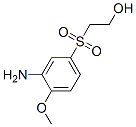 structure of CAS# 7425-81-2, 2-[(3-Amino-4-Methoxyphenyl)Sulfonyl]-Ethanol;2-(3-Amino-4-Methoxy-Phenyl)Sulfonylethanol;Cbdive_009487;2-((3-Amino-4-Methoxyphenyl)Sulphonyl)Ethanol