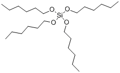 structure of CAS# 7425-86-7, Tetrahexyl Orthosilicate;Hexyl Silicate;Nsc89772