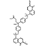 CAS#: 74276-38-3， 4,4-Bis(4-{[(6-diazo-5-oxo-5,6-dihydro-1-naphthalenyl)sulfonyl]oxy}phenyl)pentanoic acid