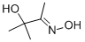 structure of CAS# 7431-25-6, 3-Hydroxy-3-Methyl-2-Butanone Oxime;3-Hydroxyimino-2-Methylbutan-2-Ol;3-Hydroxy-3-Methyl-Butan-2-One Oxime;3-Hydroxy-3-Methylbutan-2-One Oxime