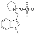 CAS#: 74332-90-4， 1-Methyl-3-(Pyrrolidin-1-Ium-1-Ylidenemethyl)Indole Perchlorate