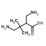 CAS#: 743400-04-6， 4-Amino-2-(aminomethyl)-3,3-dimethylbutanoic acid