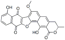 CAS#: 74373-26-5， 3,4-Dihydro-9,15-Dihydroxy-7-Methoxy-3-Methyl-1H-Naphtho(2'',3'':4',5')Furo(3',2':7,8)Naphtho(2,3-c)Pyran-1,8,13-Trione