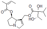 CAS#: 74410-74-5， [(7R,8R)-7-[(Z)-2-Methylbut-2-Enoyl]Oxy-5,6,7,8-Tetrahydro-3H-Pyrrolizin-1-Yl]Methyl (2S)-2-Hydroxy-2-(1-Hydroxyethyl)-3-Methylbutanoate
