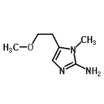 CAS#: 744146-80-3， 5-(2-Methoxyethyl)-1-methyl-1H-imidazol-2-amine