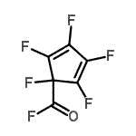 CAS#: 74415-70-6， 1,2,3,4,5-Pentafluoro-2,4-cyclopentadiene-1-carbonyl fluoride