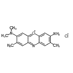 CAS#: 74447-68-0， 3-Amino-7-(dimethylamino)-2,8-dimethylphenoxazin-5-ium chloride