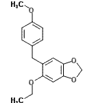 CAS#: 7445-19-4， 5-Ethoxy-6-(4-methoxybenzyl)-1,3-benzodioxole