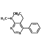 CAS#: 744963-42-6， 5-Ethyl-N,N-dimethyl-6-phenyl-4-pyrimidinamine