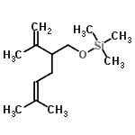CAS#: 74498-96-7， [(2-Isopropenyl-5-methyl-4-hexen-1-yl)oxy](trimethyl)silane