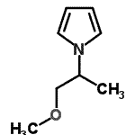 结构式 CAS# 745026-94-2, 1-(1-甲氧基-2-丙基)-1H-吡咯