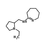 CAS#: 745034-28-0， N-[(1-Ethyl-2-pyrrolidinyl)methyl]-3,4,5,6-tetrahydro-2H-azepin-7-amine