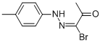 structure of CAS# 74519-39-4, 1-Bromo-1-[2-(4-Methylphenyl)Hydrazono]Acetone;1-Bromo-1-[2-(4-Methylphenyl)Hydrazono]Acetone