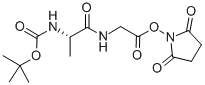 CAS#: 74535-75-4， 1-[[N-[(1,1-Dimethylethoxy)Carbonyl]-L-Alanylglycyl]Oxy]-2,5-Pyrrolidinedione