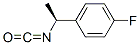 structure of CAS# 745783-74-8, 1-Fluoro-4-[(1S)-1-Isocyanatoethyl]-Benzene