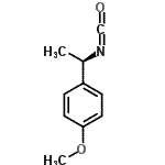 structure of CAS# 745783-82-8, 1-[(1R)-1-Isocyanatoethyl]-4-methoxybenzene;(1R)-1-(4-methoxyphenyl)ethanisocyanate;(R)-(-)-1-(4-METHOXYPHENYL)ETHYL ISOCYANATE;(R)-1-(1-isocyanatoethyl)-4-methoxybenzene