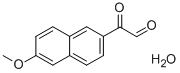 structure of CAS# 745783-88-4, 6-Methoxy-2-Naphthylglyoxal Hydrate;2-(2-METHOXYNAPHTHALEN-6-YL)-2-OXOACETALDEHYDE HYDRATE;6-Methoxy-2-Naphthylglyoxal Hydrate , 97+%;6-METHOXY-2-NAPHTHYLGLYOXAL HYDRATE