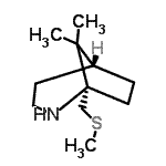 CAS#: 745801-40-5， (1R,5R)-8,8-Dimethyl-1-[(methylsulfanyl)methyl]-2-azabicyclo[3.2.1]octane