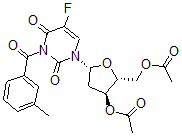 CAS#: 74596-17-1， [(2R,3S,5R)-2-(Acetyloxymethyl)-5-[5-Fluoro-3-(3-Methylbenzoyl)-2,4-Dioxopyrimidin-1-Yl]Oxolan-3-Yl] Acetate