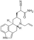 CAS#: 74627-37-5， (8-beta)-6-Allyl-alpha-Cyano-Ergoline-8-Propionamide