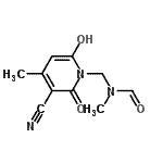 CAS#: 746552-22-7， N-[(3-Cyano-6-hydroxy-4-methyl-2-oxo-1(2H)-pyridinyl)methyl]-N-methylformamide