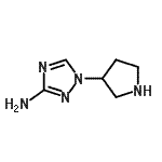 CAS#: 746580-84-7， 1-(3-Pyrrolidinyl)-1H-1,2,4-triazol-3-amine