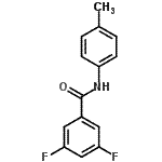 CAS#: 746609-38-1， 3,5-Difluoro-N-(4-methylphenyl)benzamide
