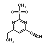 CAS#: 746620-56-4， 4-Ethyl-6-ethynyl-2-(methylsulfonyl)pyrimidine
