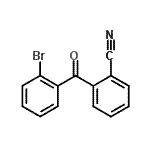 结构式 CAS# 746651-83-2, 2-(2-溴苯甲酰基)苯甲腈