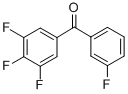 结构式 CAS# 746651-92-3, 3,3',4,5'-四氟二苯甲酮