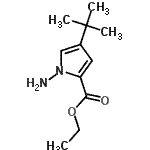 CAS#: 746671-36-3， ethyl 1-amino-4-tert-butyl-pyrrole-2-carboxylate