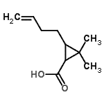 CAS#: 74779-76-3， 3-(3-Buten-1-yl)-2,2-dimethylcyclopropanecarboxylic acid