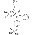 CAS#: 74793-81-0， 4-Butyl-2-phenyl-5-[(trimethylsilyl)oxy]-1-{4-[(trimethylsilyl)oxy]phenyl}-1,2-dihydro-3H-pyrazol-3-one