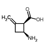 CAS 登录号：748129-30-8， (1R,2S)-2-氨基-4-亚甲基环丁烷羧酸