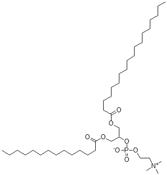 CAS#: 74838-88-3， (1-Octadecanoyloxy-3-Tetradecanoyloxypropan-2-Yl) 2-Trimethylazaniumylethyl Phosphate
