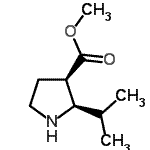 CAS#: 748777-16-4， Methyl (2R,3R)-2-isopropyl-3-pyrrolidinecarboxylate