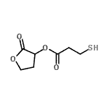 CAS#: 748798-56-3， 2-Oxotetrahydro-3-furanyl 3-sulfanylpropanoate