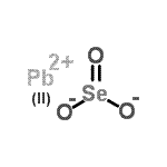 structure of CAS# 7488-51-9, Lead(2+) selenite;Blei(2+)selenit;LEAD SELENITE;lead(2+) selenite
