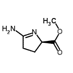 CAS#: 749169-51-5， Methyl (2R)-5-amino-3,4-dihydro-2H-pyrrole-2-carboxylate