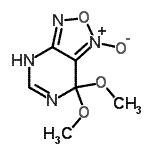 CAS#: 749179-85-9， 7,7-Dimethoxy-3,7-dihydro[1,2,5]oxadiazolo[3,4-d]pyrimidine 1-oxide