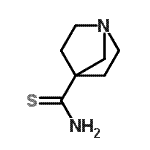 CAS#: 749185-50-0， 1-Azabicyclo[2.2.1]heptane-4-carbothioamide
