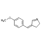 CAS#: 749254-93-1， (4Z)-4-(4-Methoxybenzylidene)-3,4-dihydro-2H-pyrrole